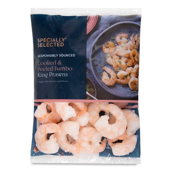 Specially Selected Cooked Peeled Jumbo King Prawns G