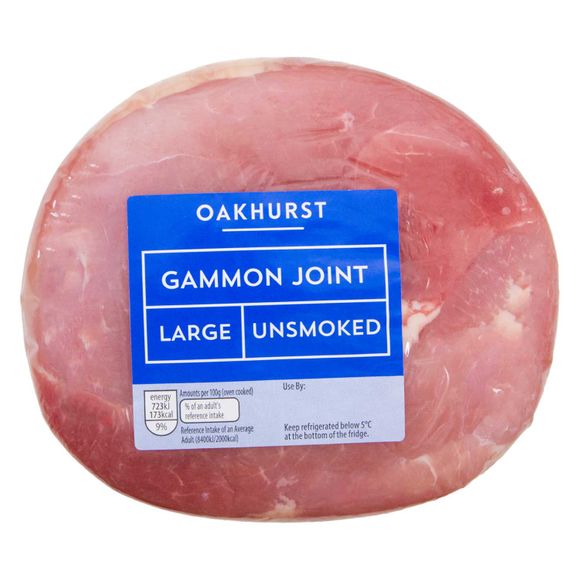 Oakhurst Large Unsmoked Gammon Joint 1 3kg HelloSupermarket