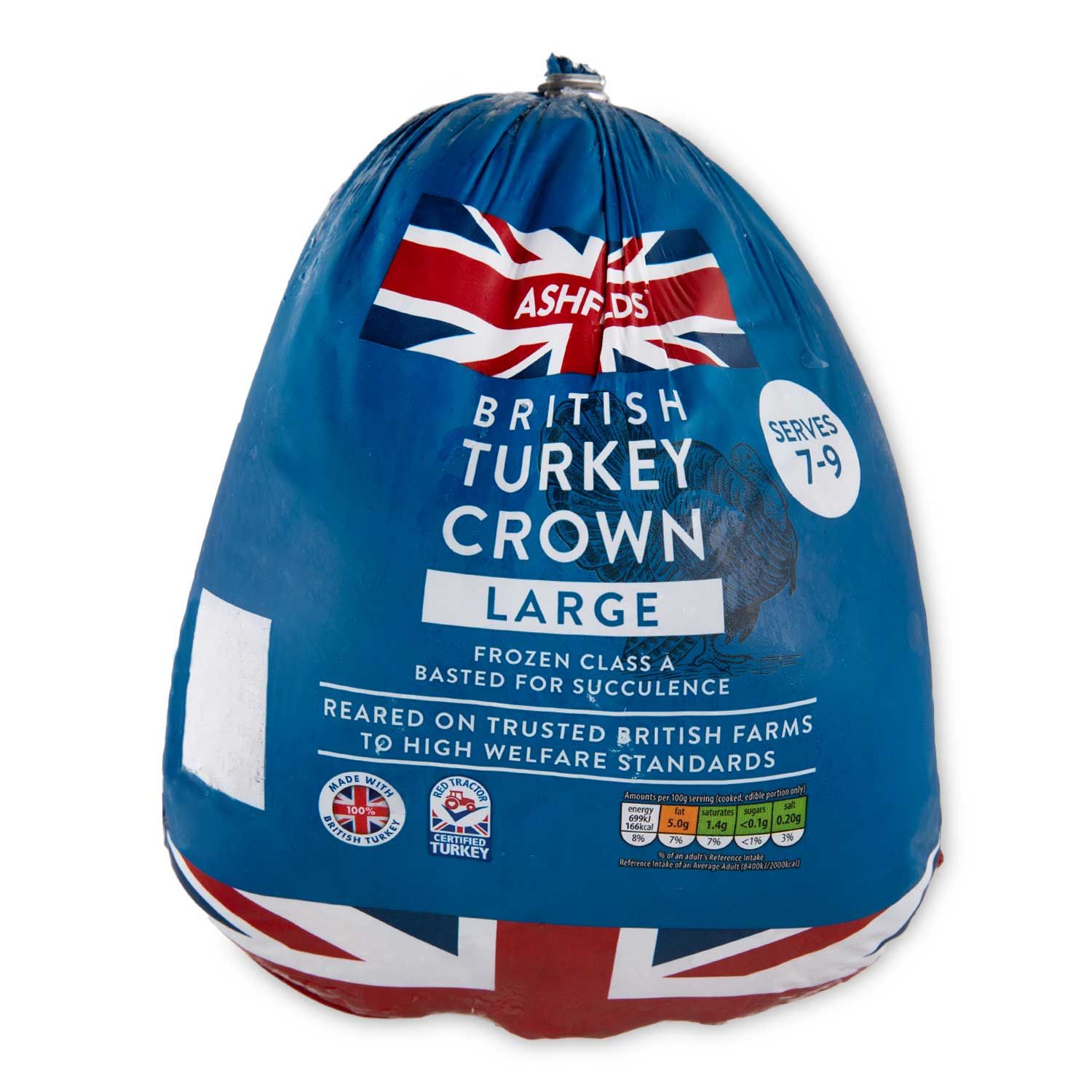 Ashfields Large British Turkey Crown 2 4 2 8kg ALDI