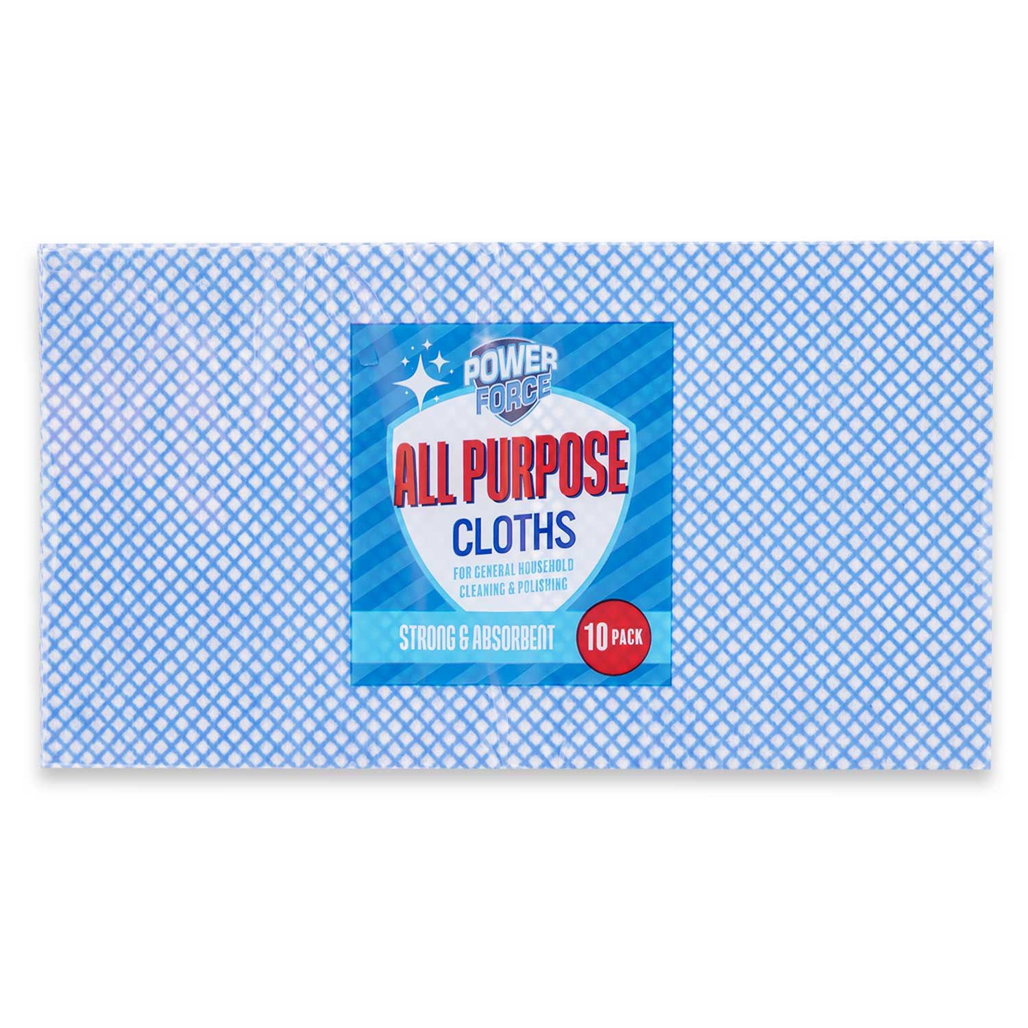 Cloths All Purpose 10 Pack Power Force ALDI IE