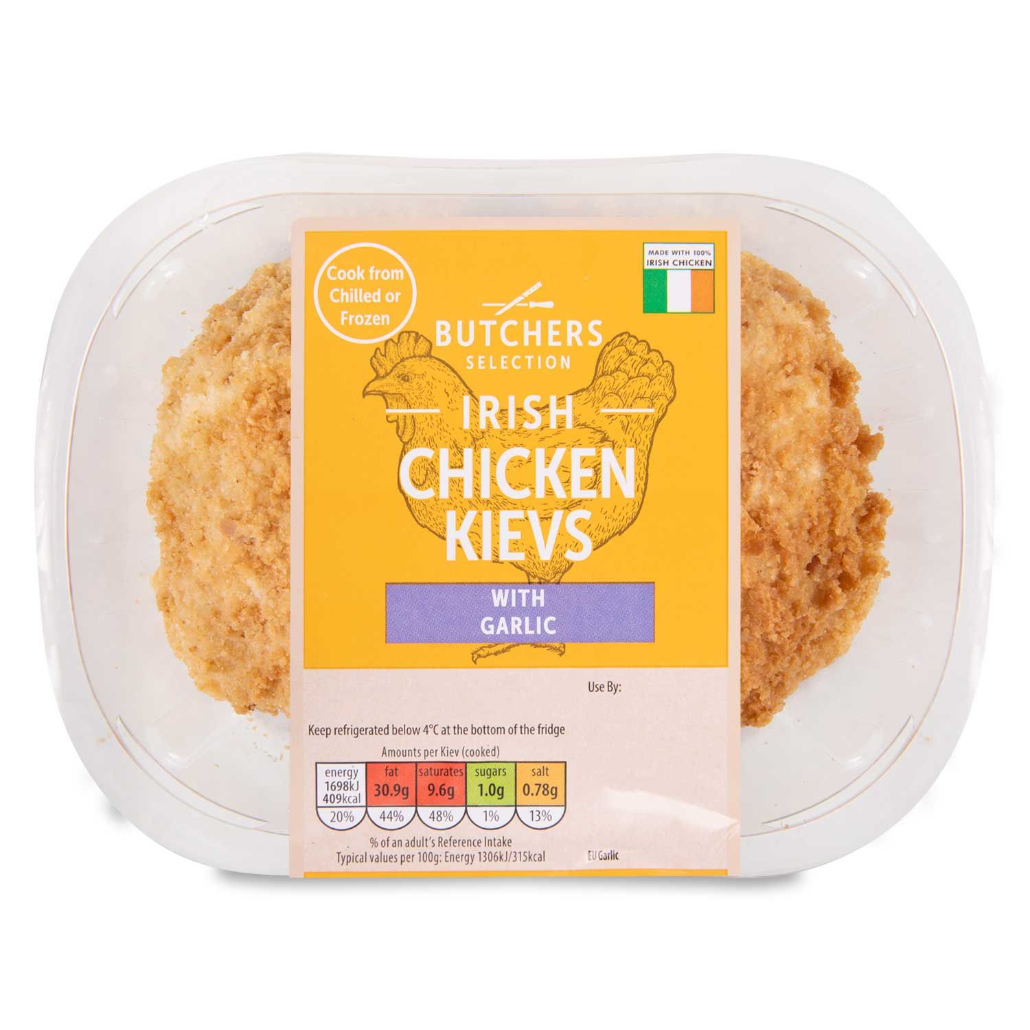 Irish Chicken Kievs With Garlic 260g Butcher S Selection ALDI IE