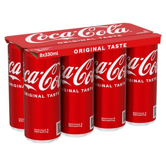 Original Taste 8 X 330ml Coca Cola ALDI IE