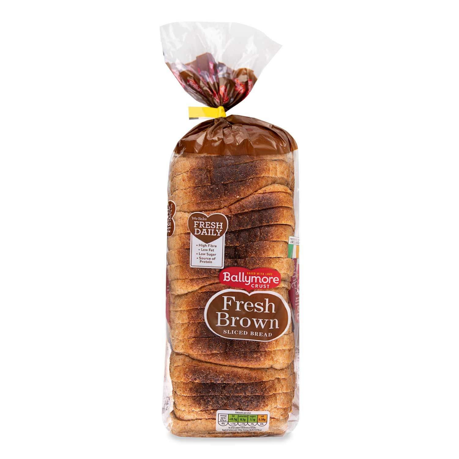 Brown Medium Sliced Bread 800g Ballymore Crust ALDI IE