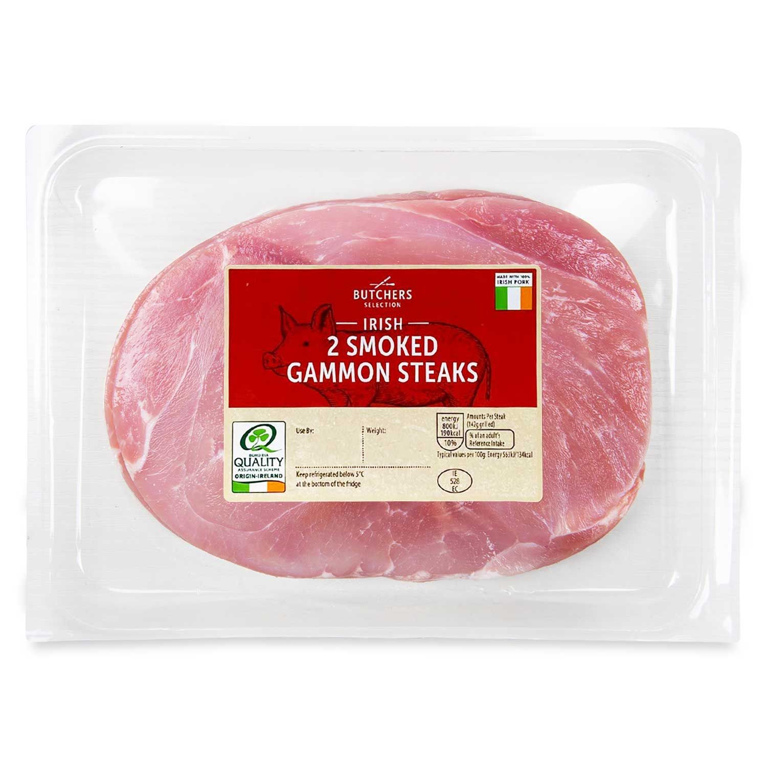 Irish Smoked Gammon Steaks G Butcher S Selection Aldi Ie