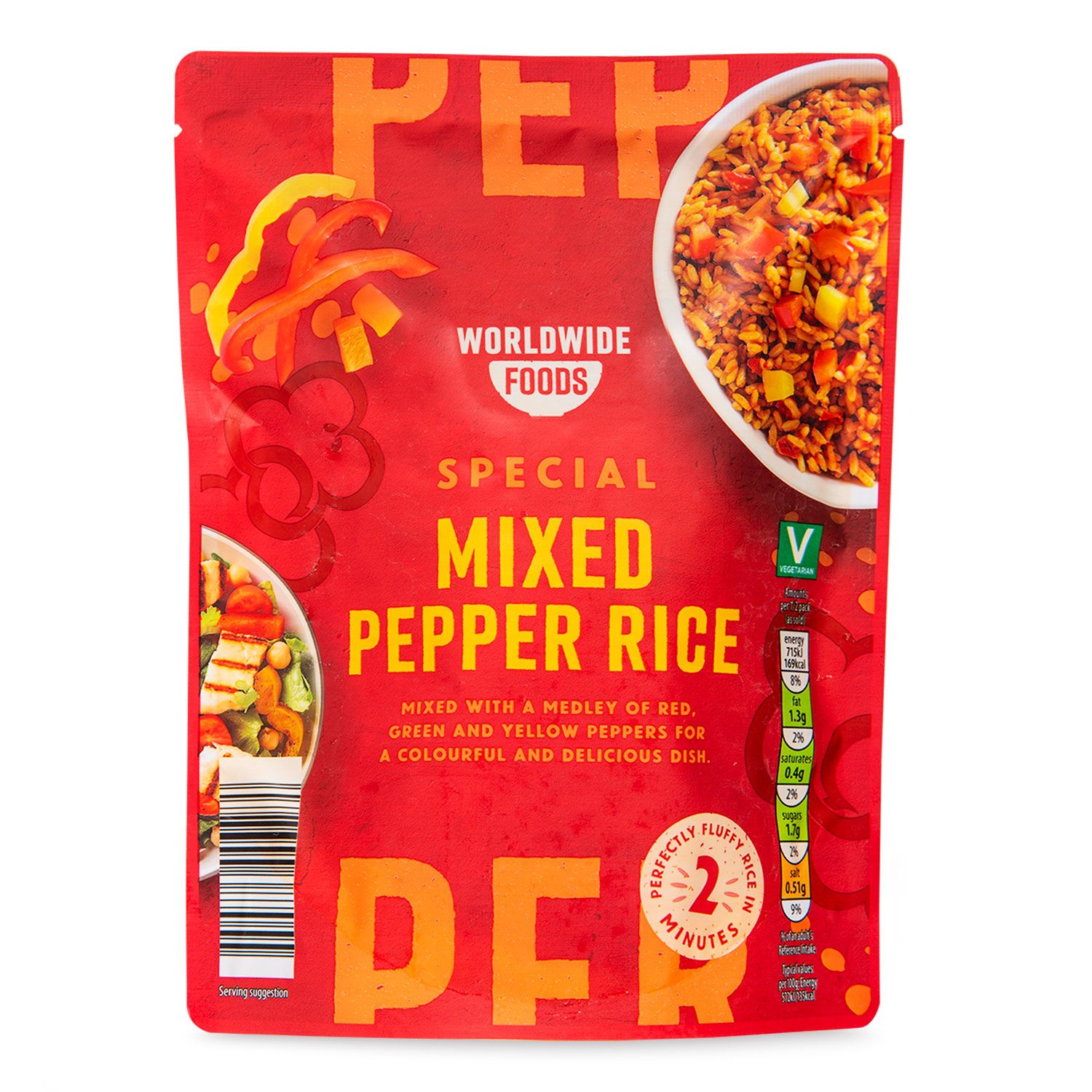 Special Mixed Pepper Rice 250g Worldwide Foods ALDI IE