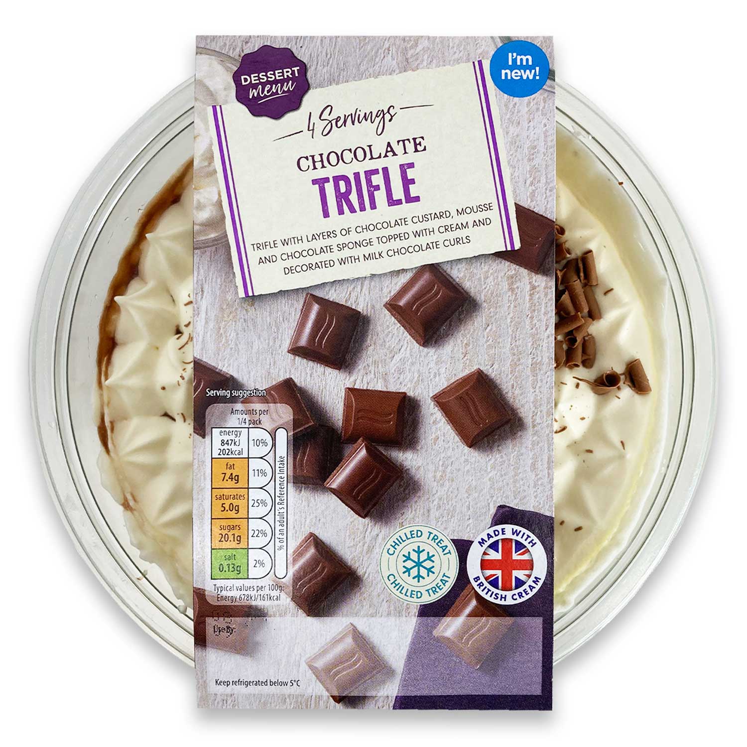 Dessert Menu Chocolate Trifle 500g ALDI