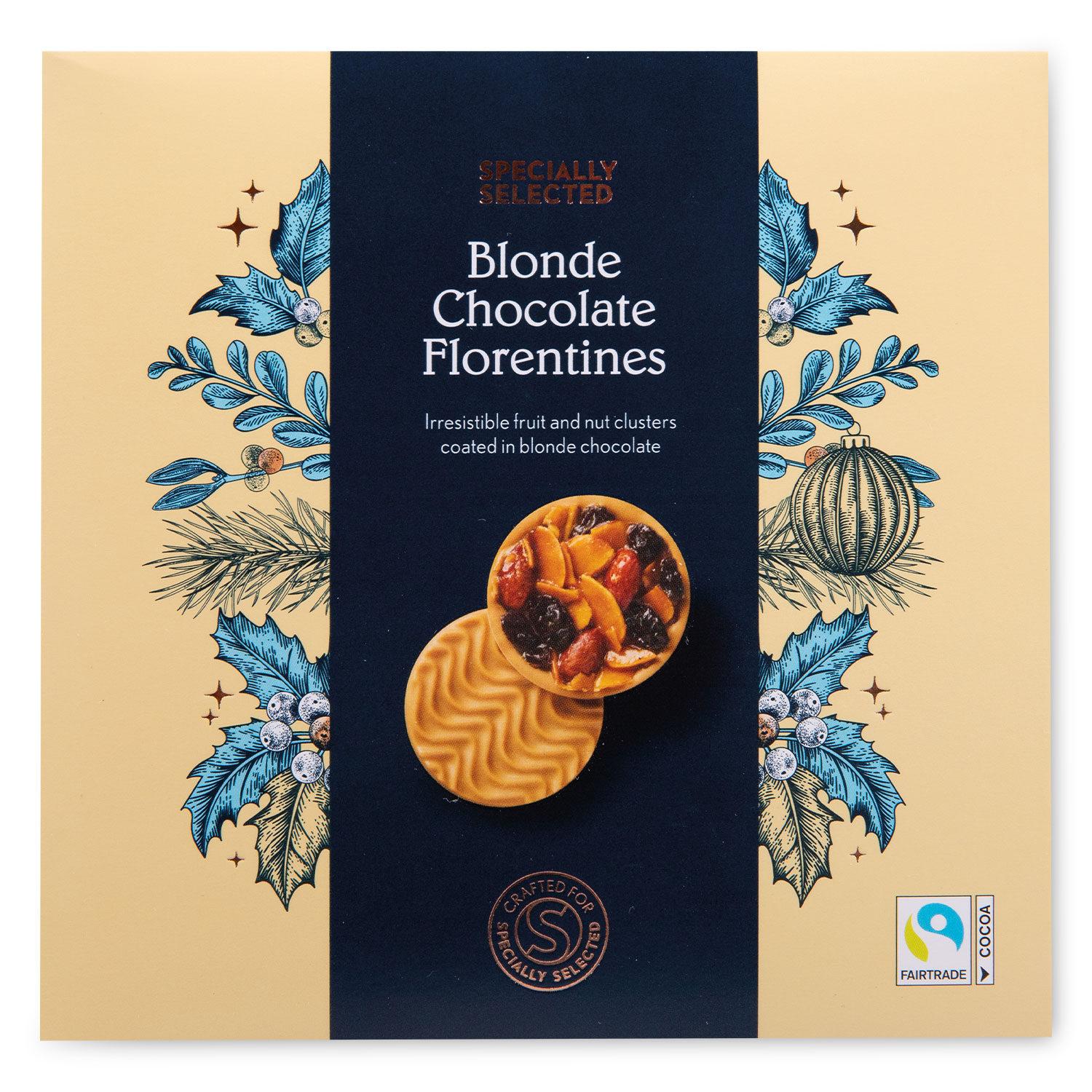 Specially Selected Blonde Chocolate Florentines 105g