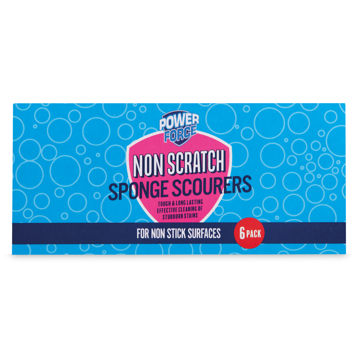 Powerforce Non Scratch Sponge Scourers 6 Pack