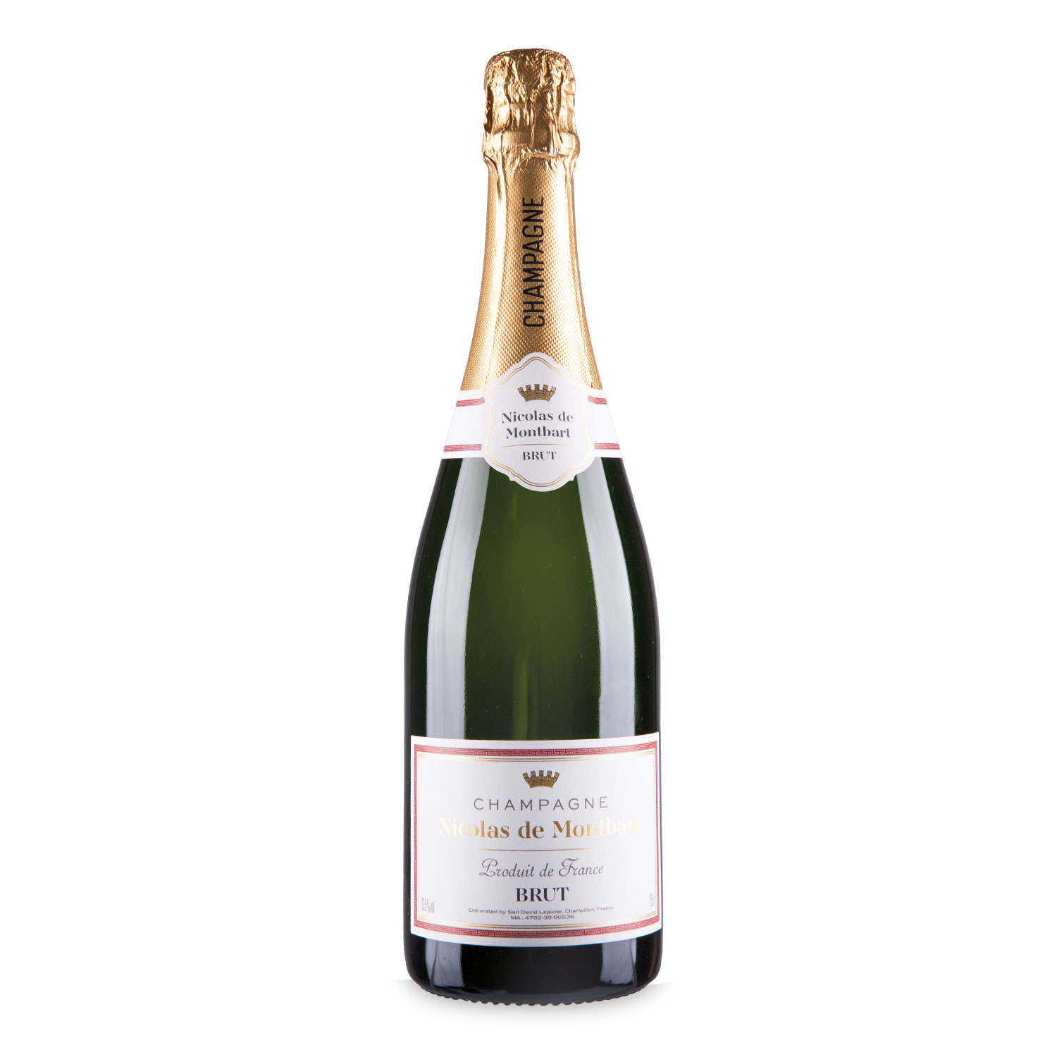 Nicolas De Montbart Champagne 75cl