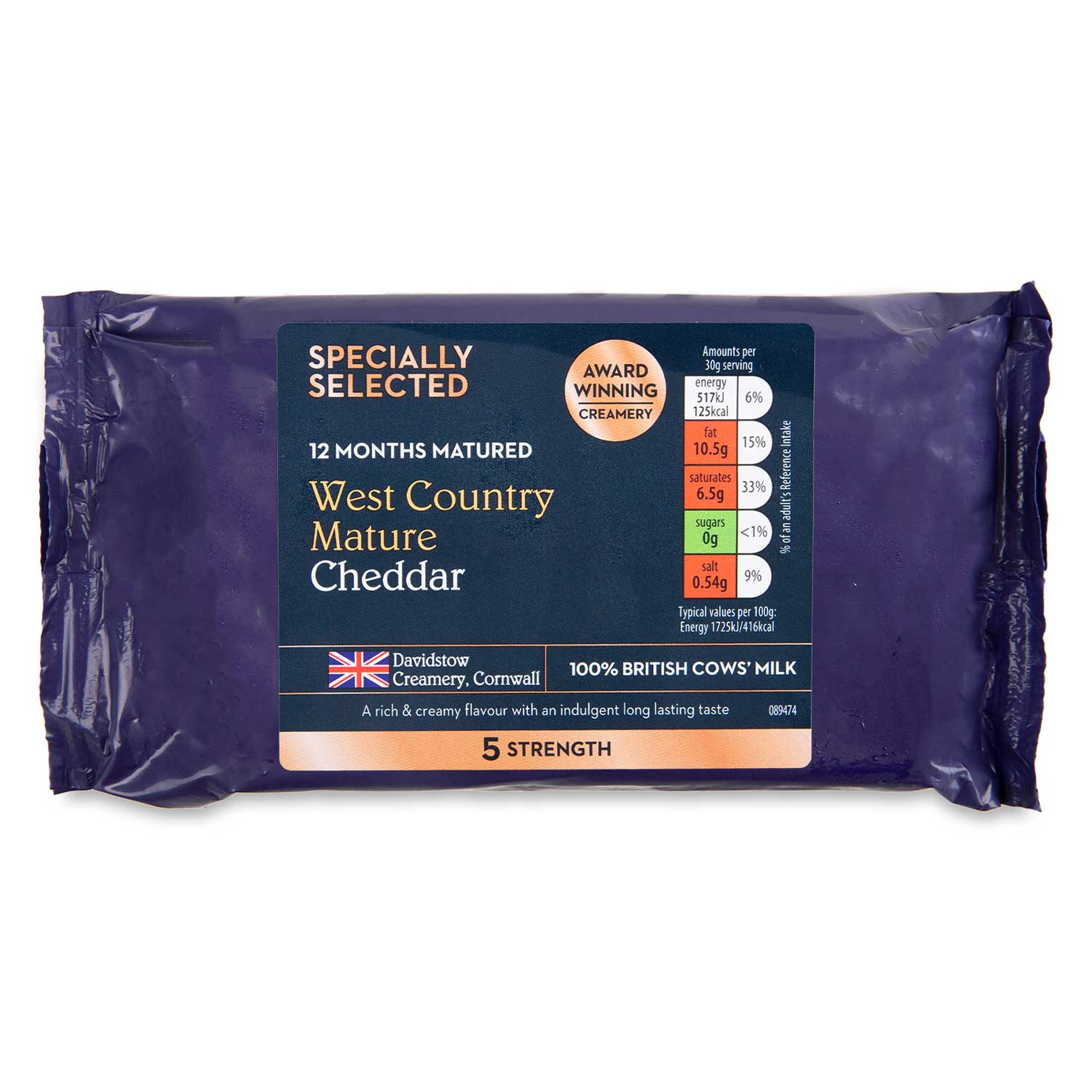 Specially Selected West Country Farmhouse Mature Barber's Cheddar 350g