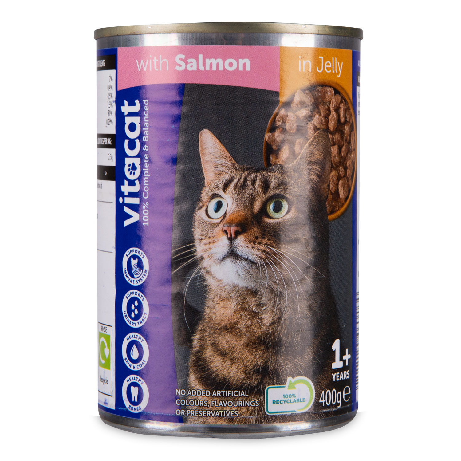 Vitacat Cat Food With Salmon In Jelly 400g