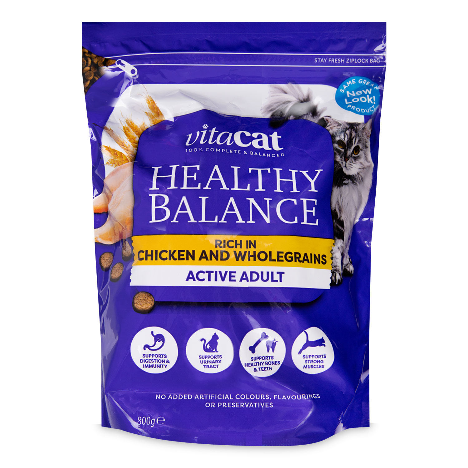 Vitacat Healthy Balance Chicken & Wholegrains 800g