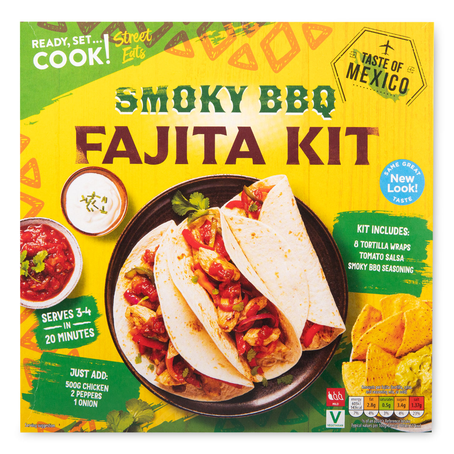 Ready, Set…Cook! Smoky BBQ Fajita Kit 500g