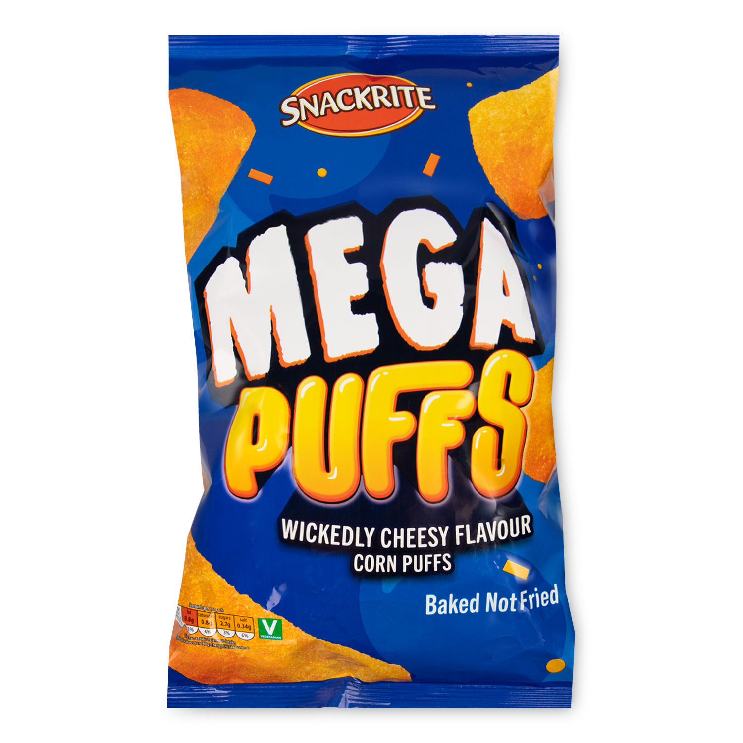 Snackrite Cheese Mega Puffs 130g