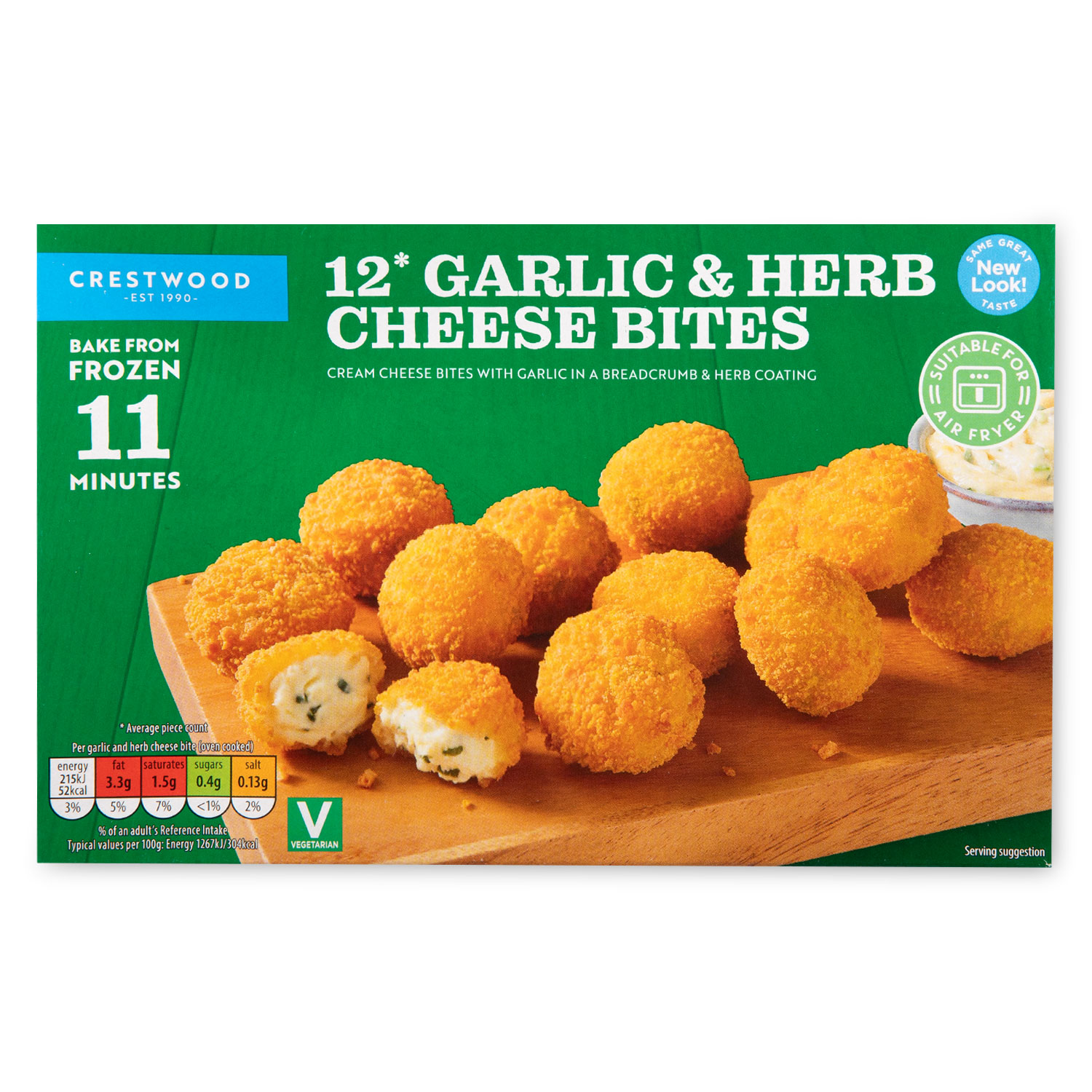 Crestwood Garlic & Herb Cheese Bites 216g/12 Pack*