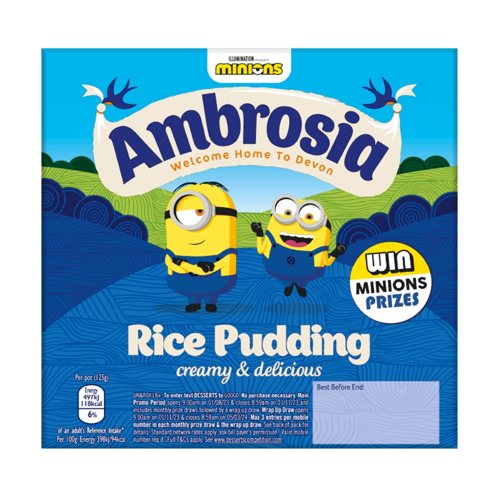 Ambrosia Rice Pudding (500g) 4 X 125g