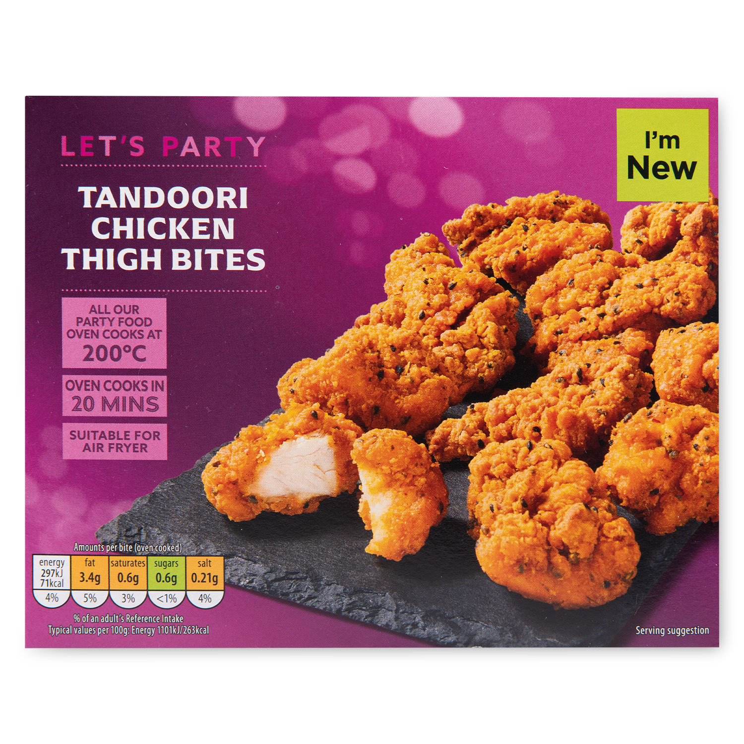 Lets Party Tandoori Chicken Thigh Bites 200g