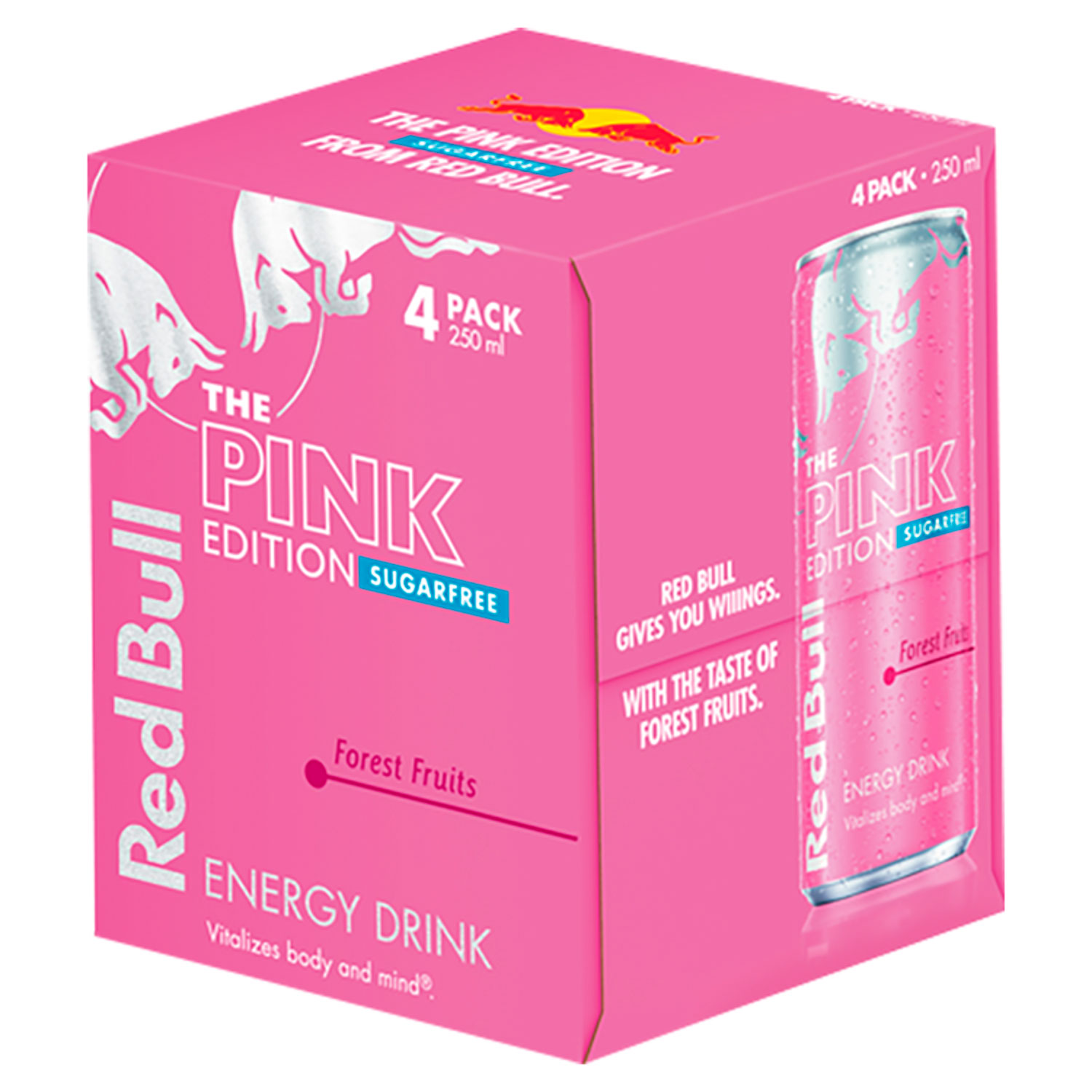 Red Bull The Pink Edition Sugarfree Forest Fruits Energy Drink 250ml