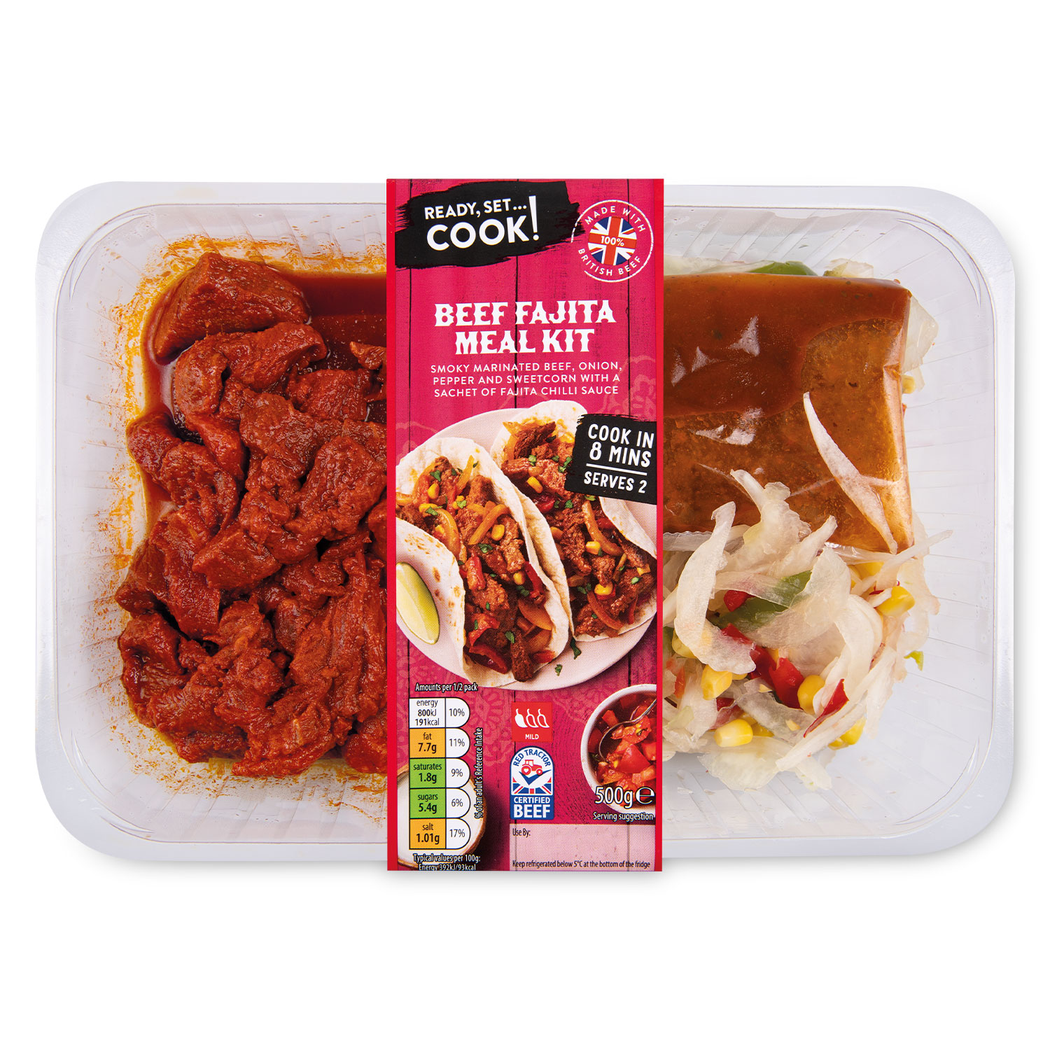 Ready, Set...Cook! Beef Fajita Stir Fry Kit 500g