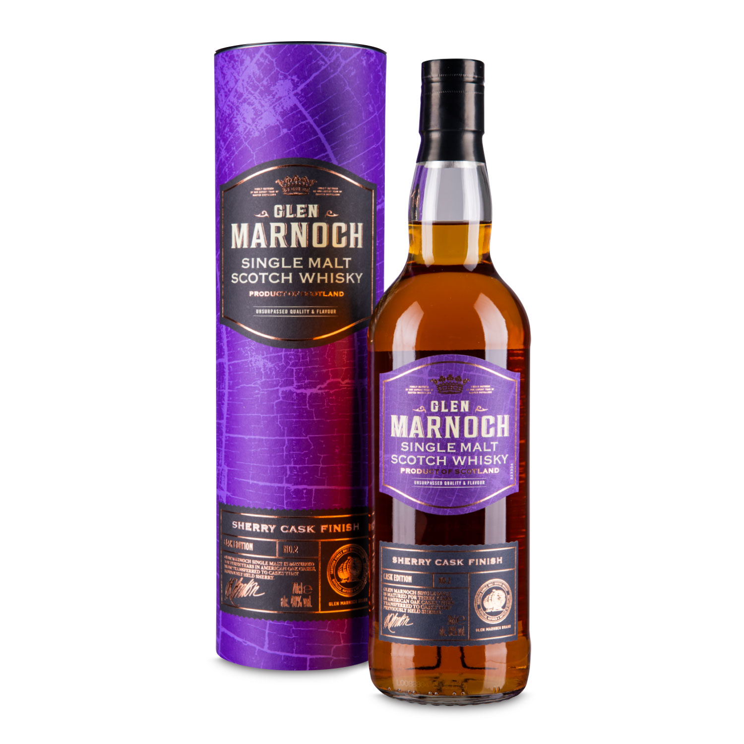 Glen Marnoch Single Malt Scotch Whisky Sherry Cask Finish 70cl