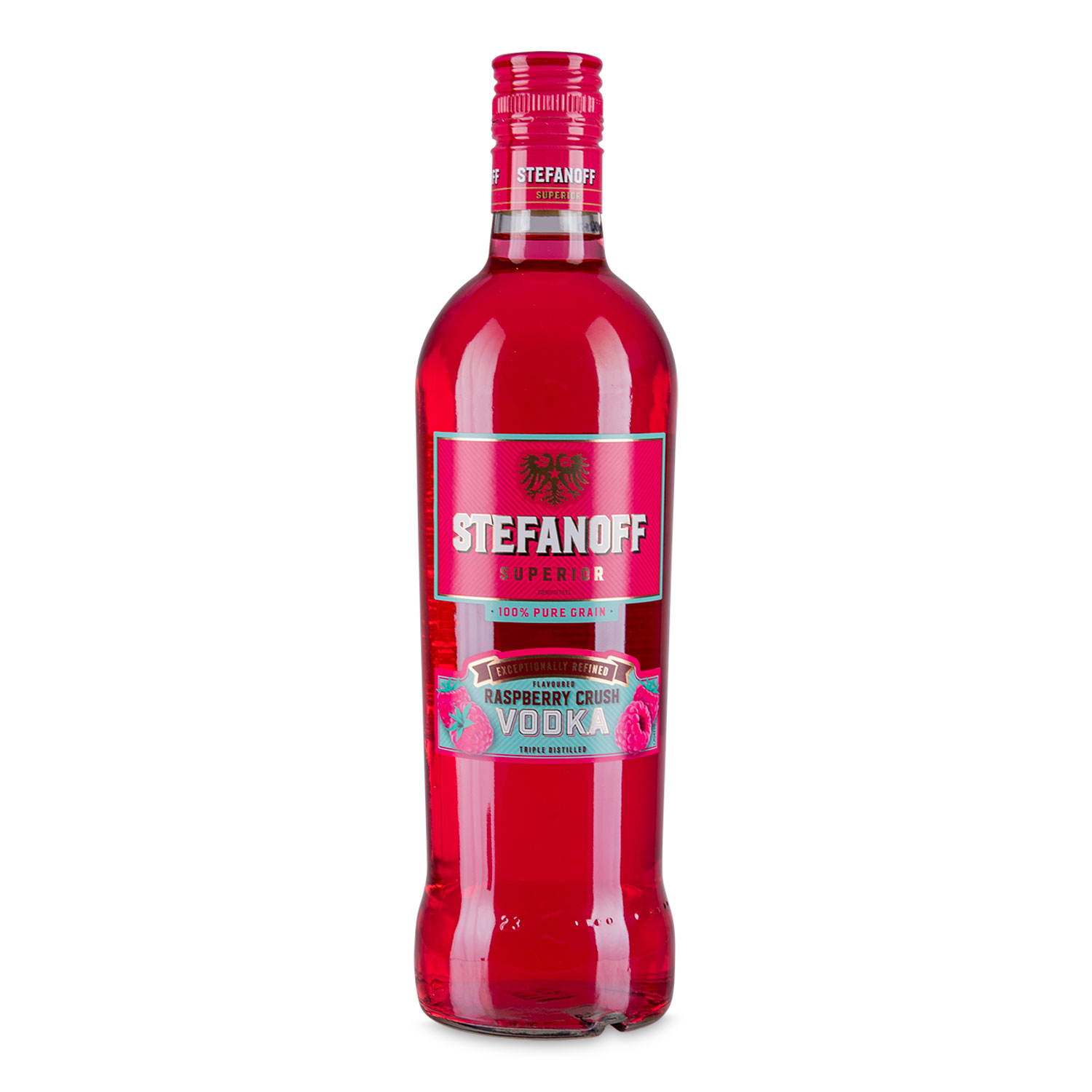 Stefanoff Raspberry Crush Flavoured Vodka 70cl