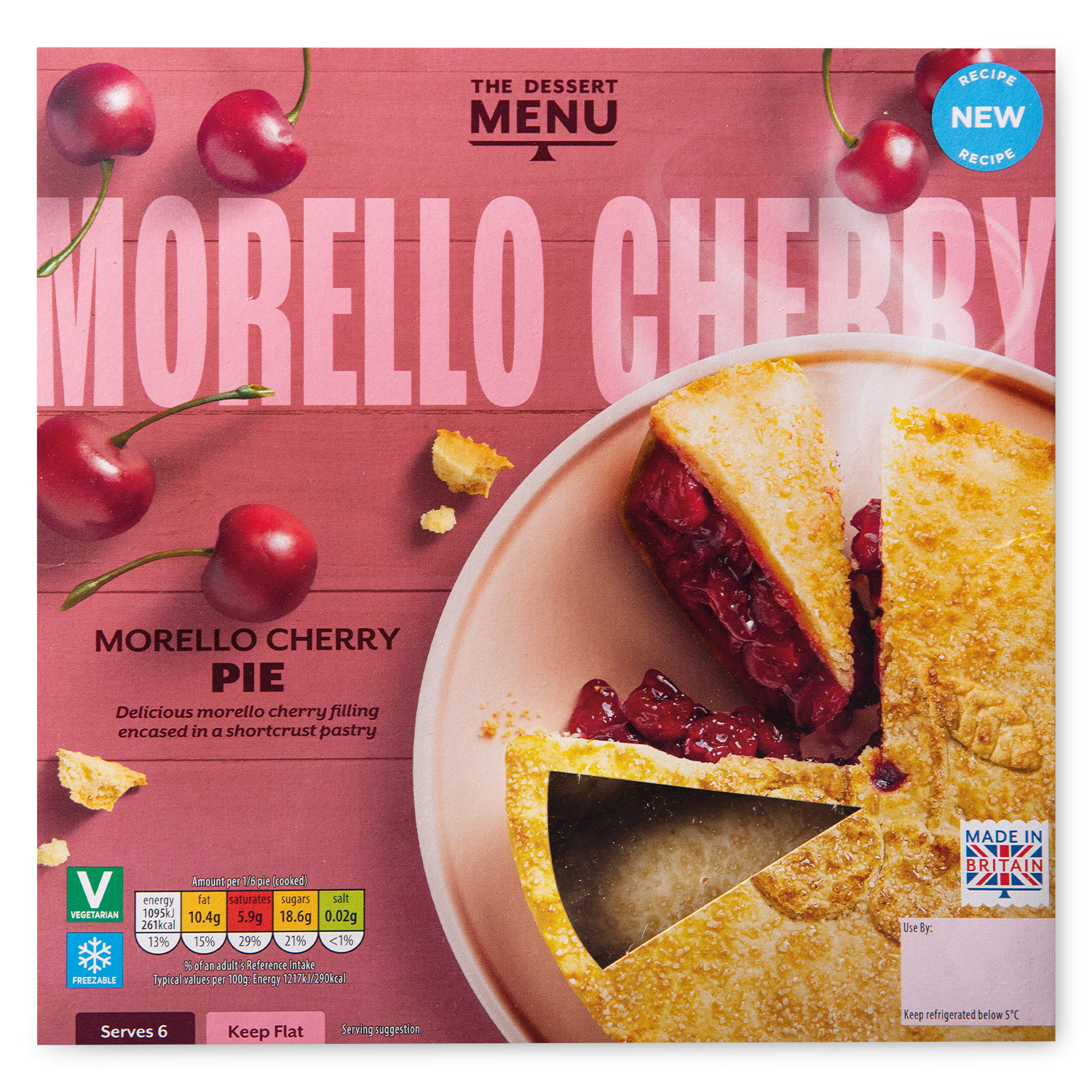 Dessert Menu Morello Cherry Pie 540g