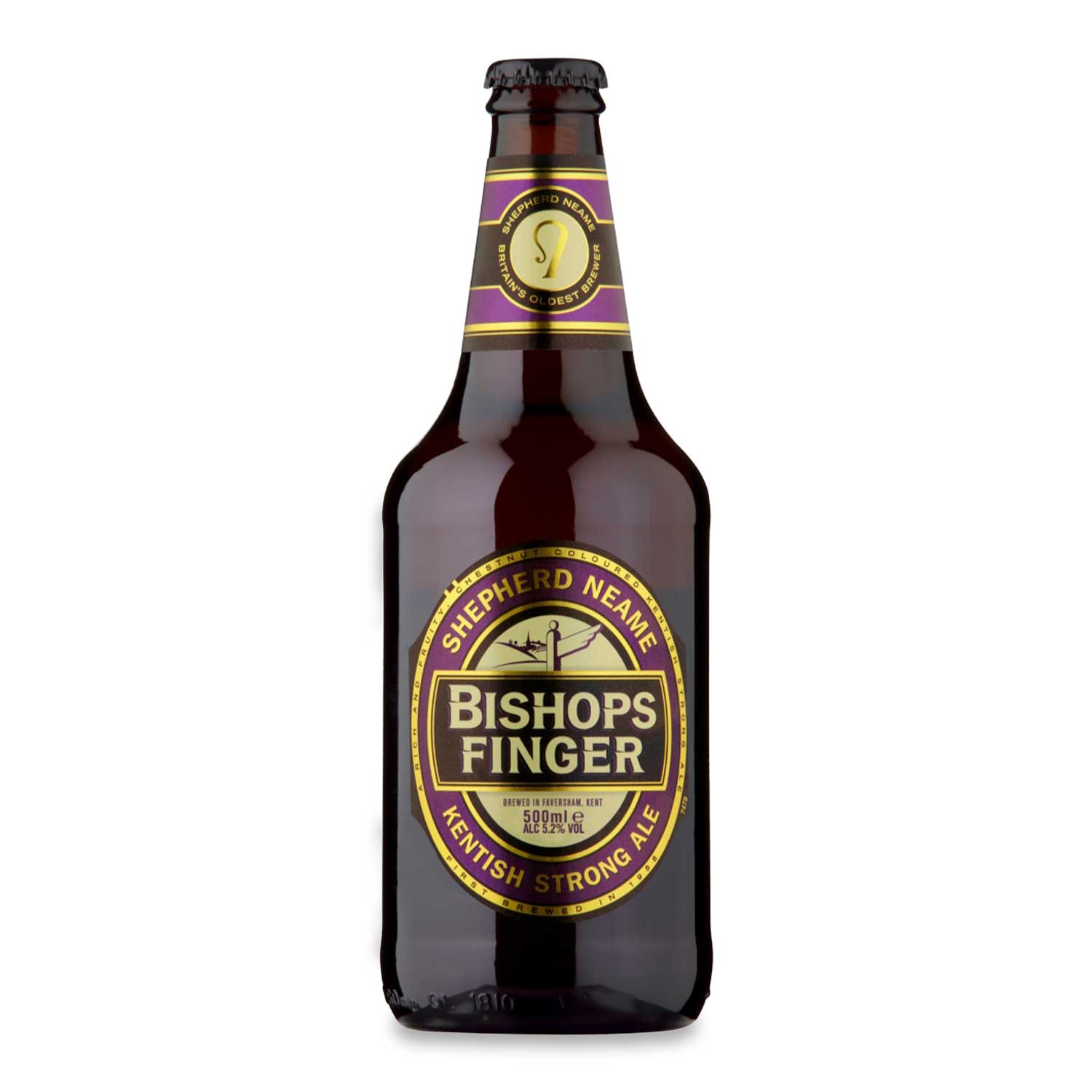 BishopsFingerShepherdNeameKentishStrongAle500ml