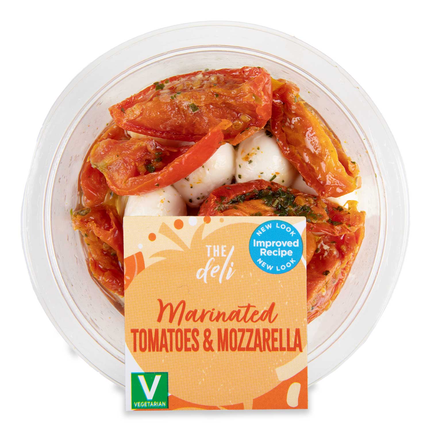 The Deli Marinated Tomatoes & Mozzarella 150g (123g Drained) ALDI