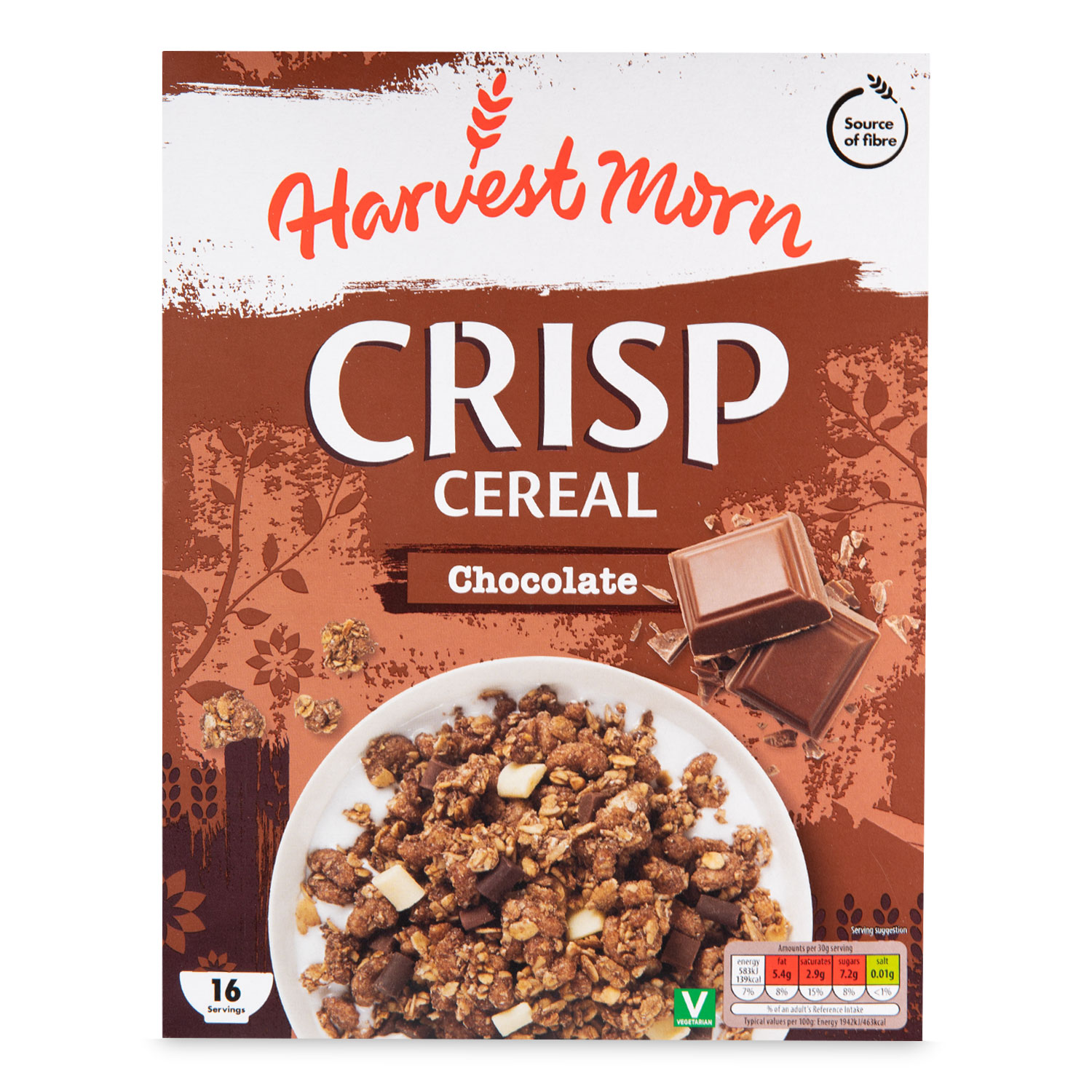 Harvest Morn Chocolate Crisp Cereal 500g