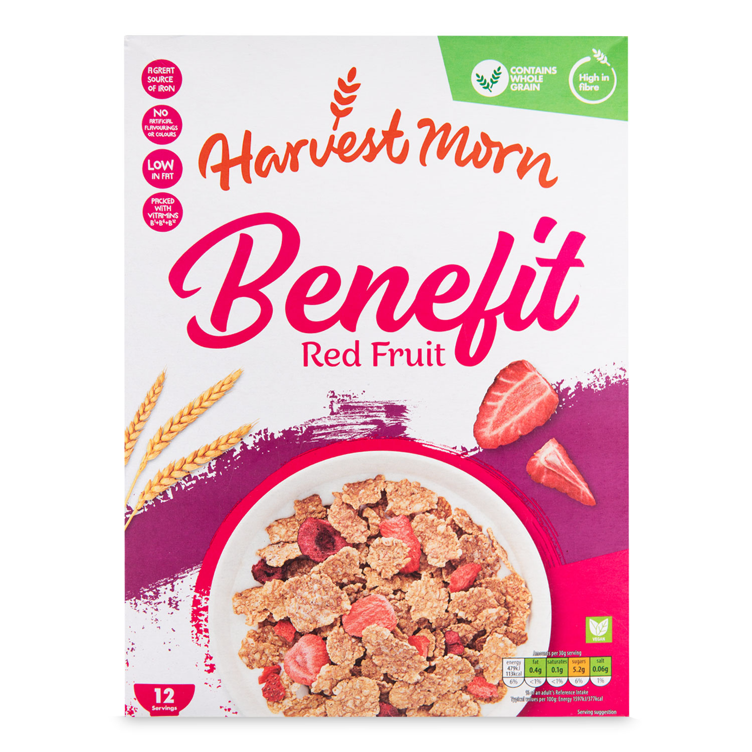 Harvest Morn Benefit Red Fruit 375g