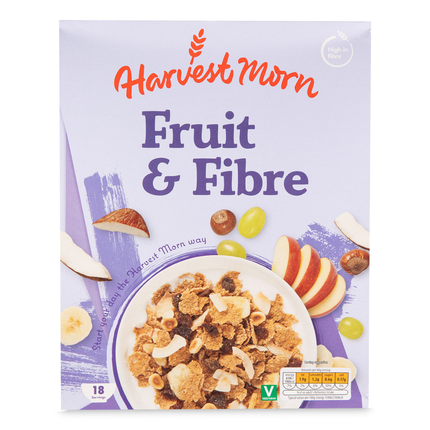 Harvest Morn Fruit & Fibre 750g