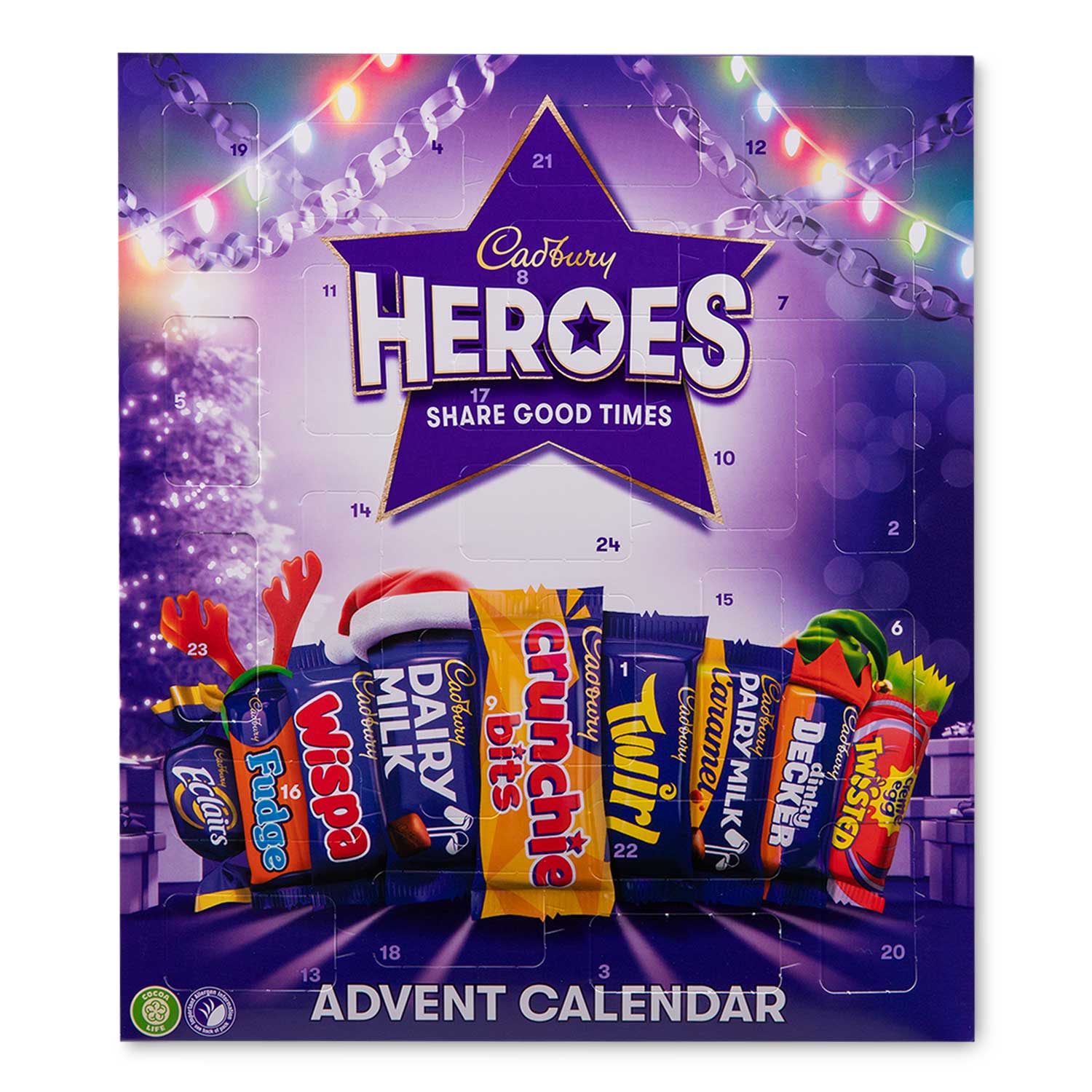 Cadbury Heroes Chocolate Advent Calendar 230g