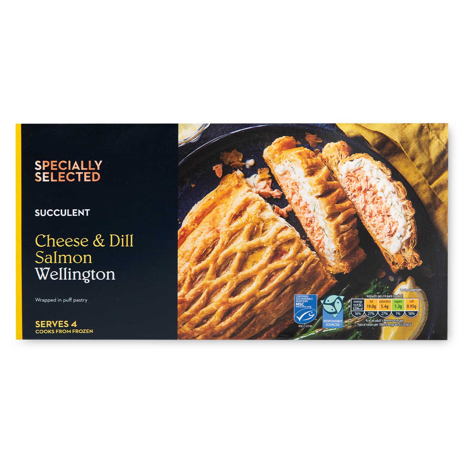 Specially Selected Cheese & Dill Salmon Wellington 700g