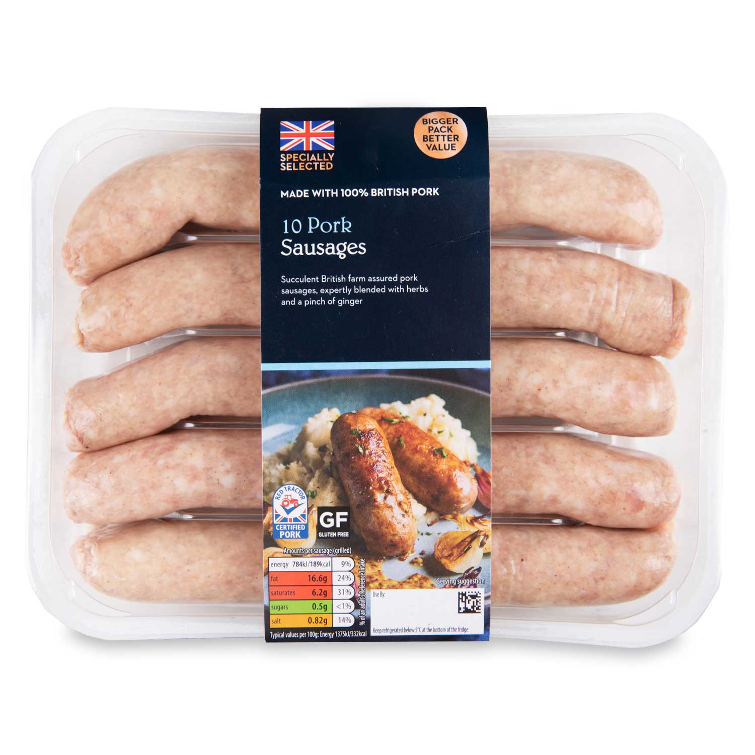 Specially Selected Pork Sausages 667g/10 Pack | ALDI