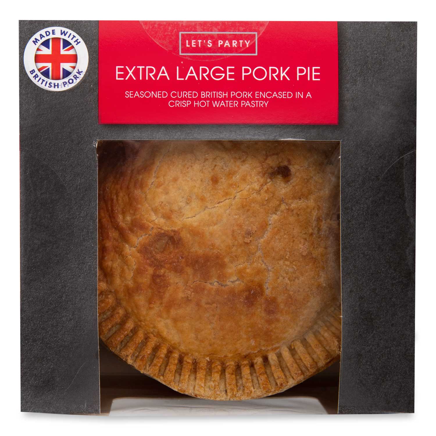 Let's Party Extra Large Pork Pie 790g