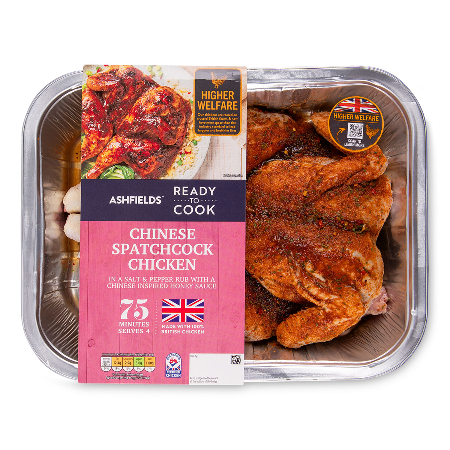 Ashfields Chinese Spatchcock Chicken 1.15kg