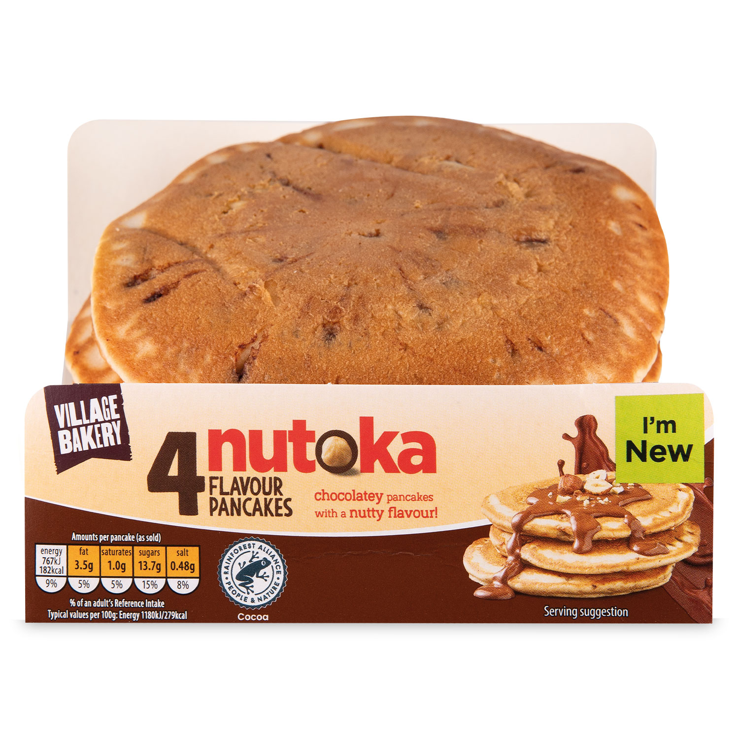 Nutoka Flavour Pancakes 4 Pack