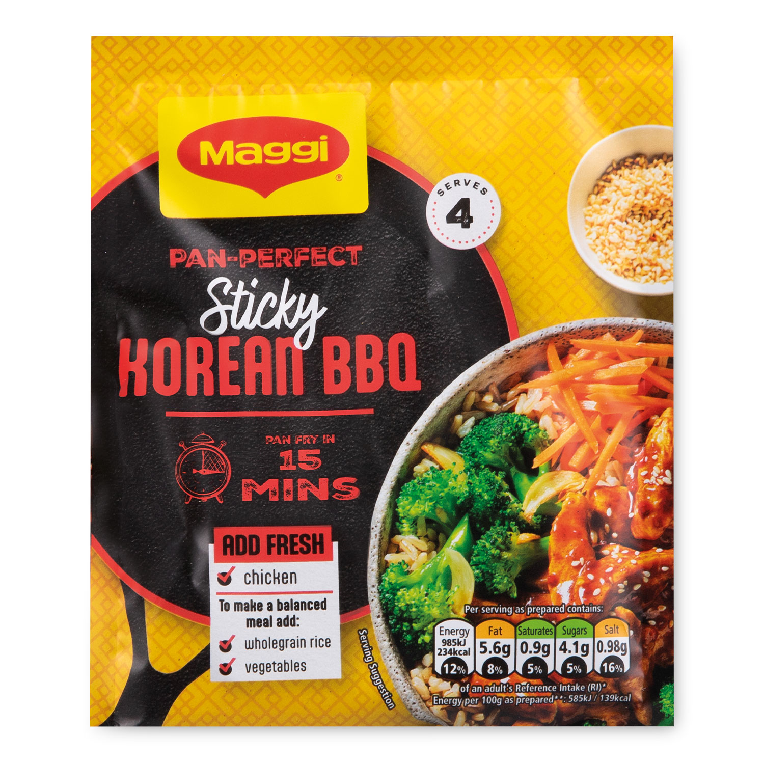 Maggi Sticky Korean BBQ 39g