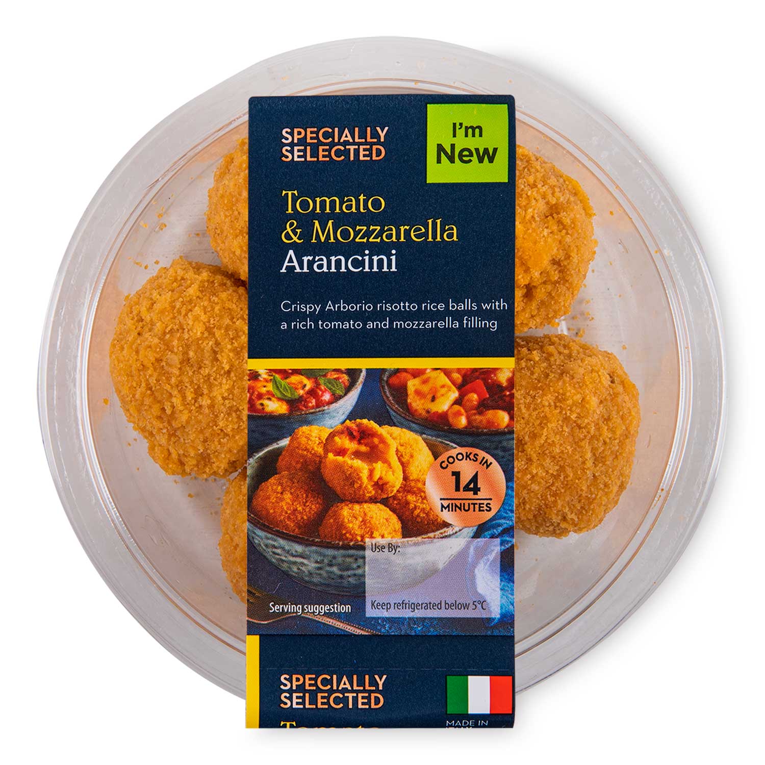 Specially Selected Tomato & Mozzarella Arancini 140g