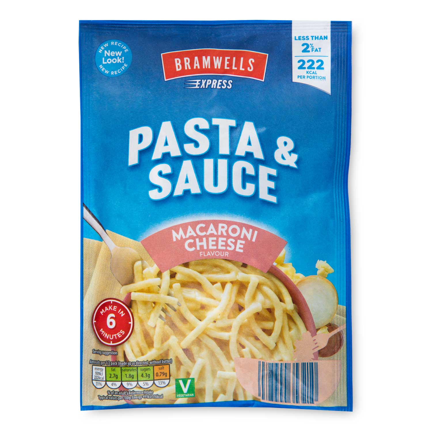 Bramwells Express Pasta With Macaroni Cheese Sauce 110g