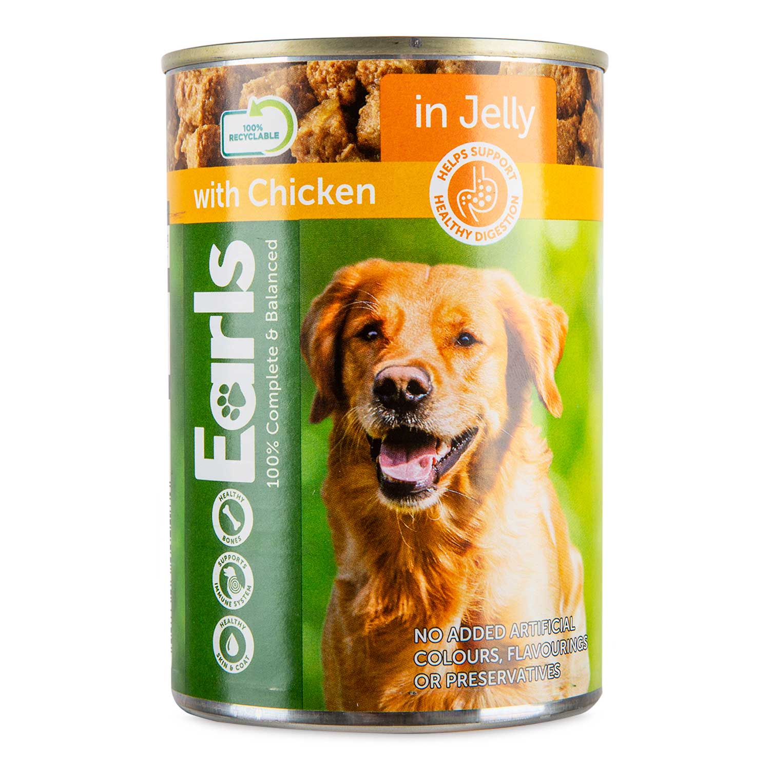 Earls A Complete Pet Food With Chicken In Jelly For Adult Dogs 400g