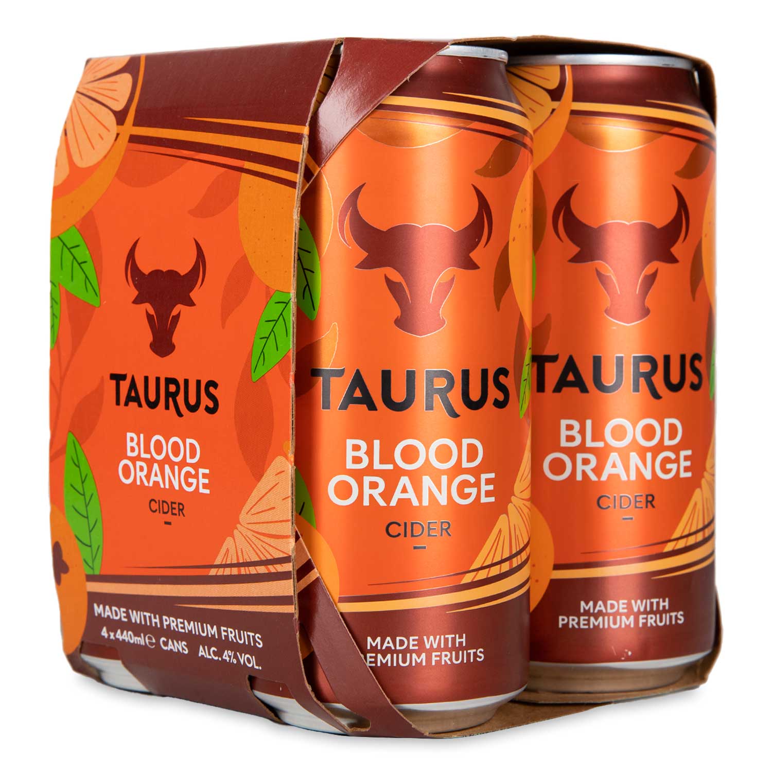 Taurus Blood Orange Cider 4x440ml | ALDI 