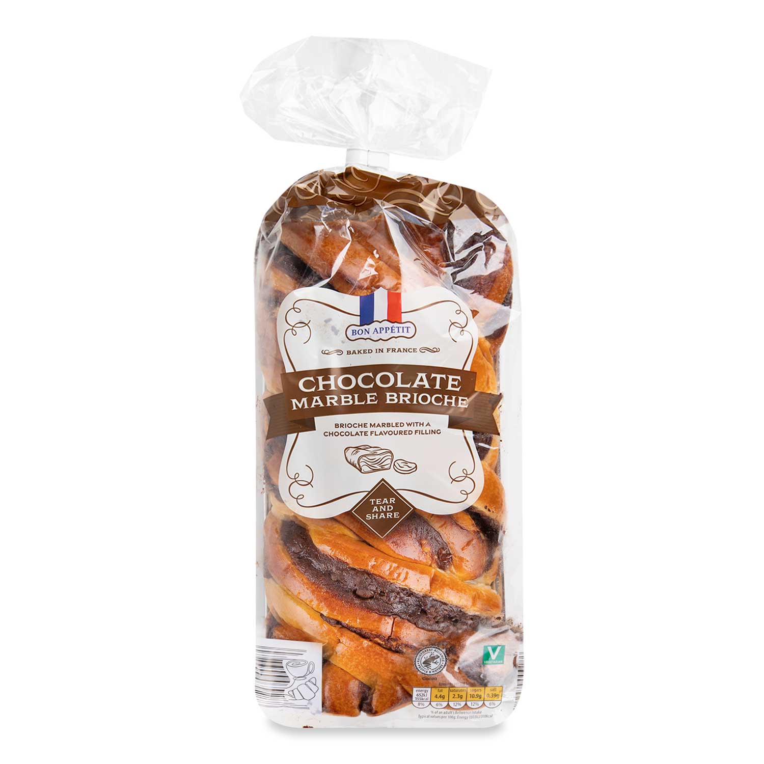 Brioche Tear & Share 400g Bon Appetit!