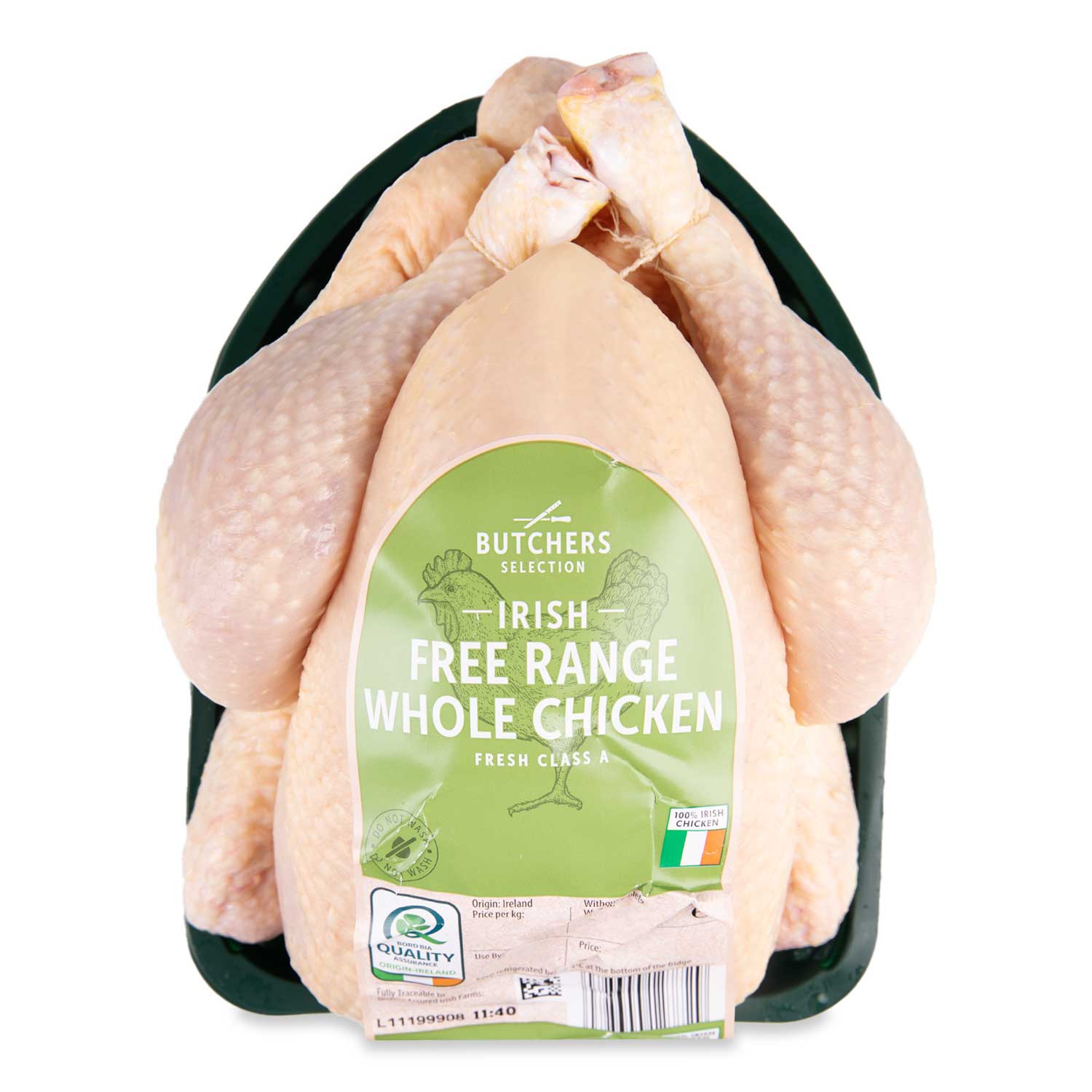 Irish Free Range Whole Chicken 1500g Butcher's Selection