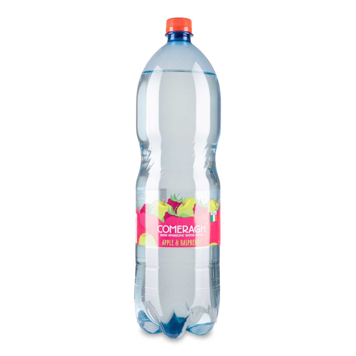 Apple & Raspberry Sparkling Flavoured Water 2l Comeragh