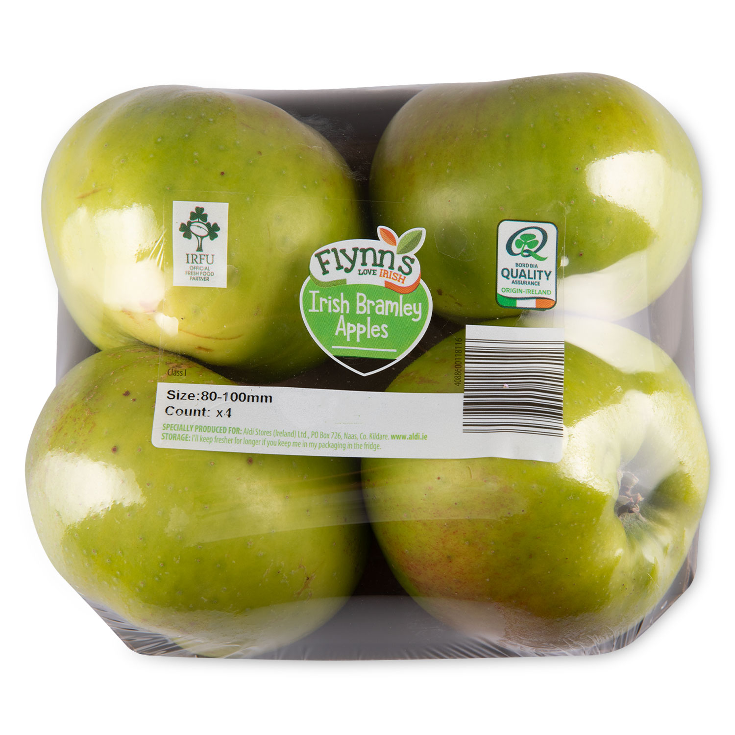 Irish Bramley Apples 4pk Flynn's