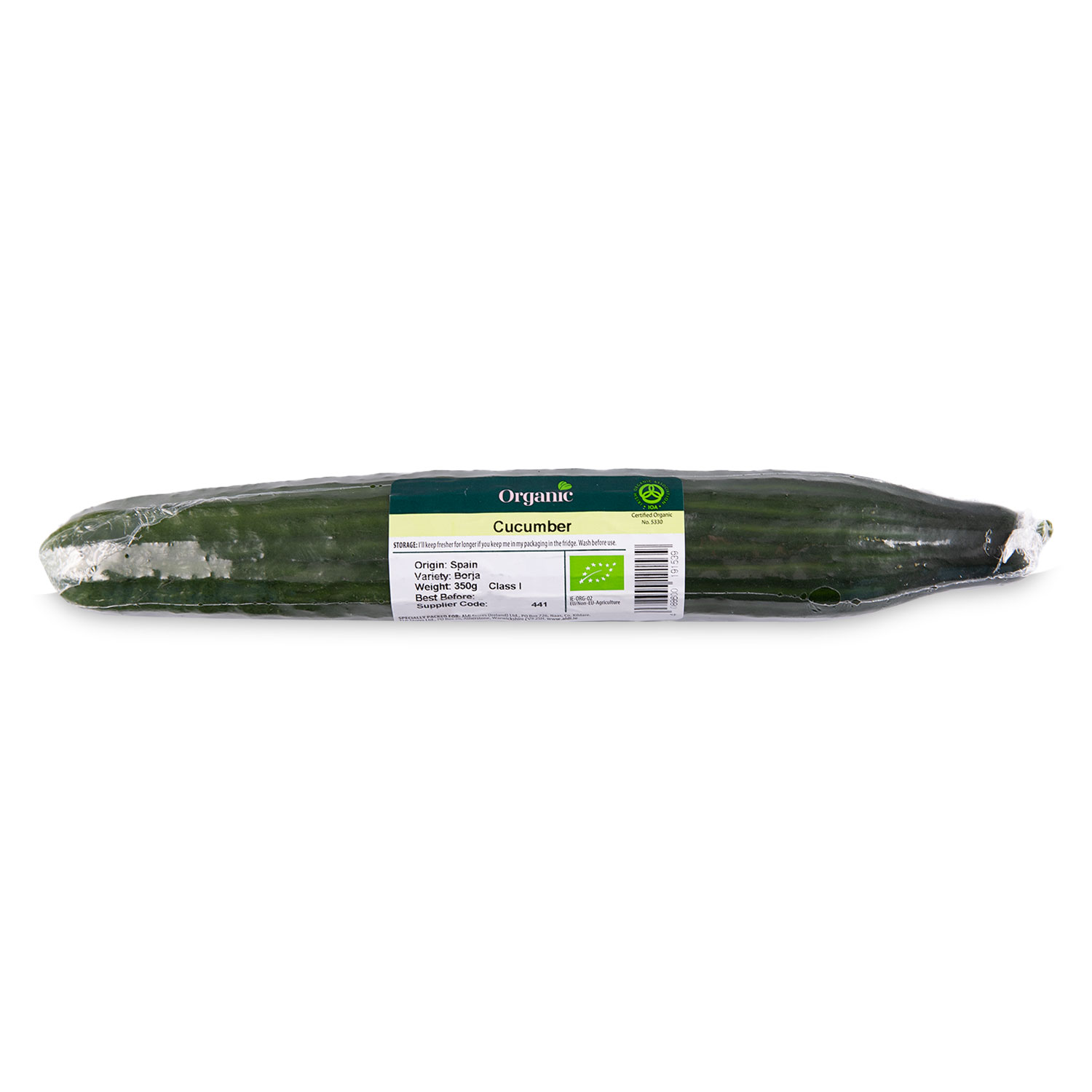 Organic Cucumber 350g Organic