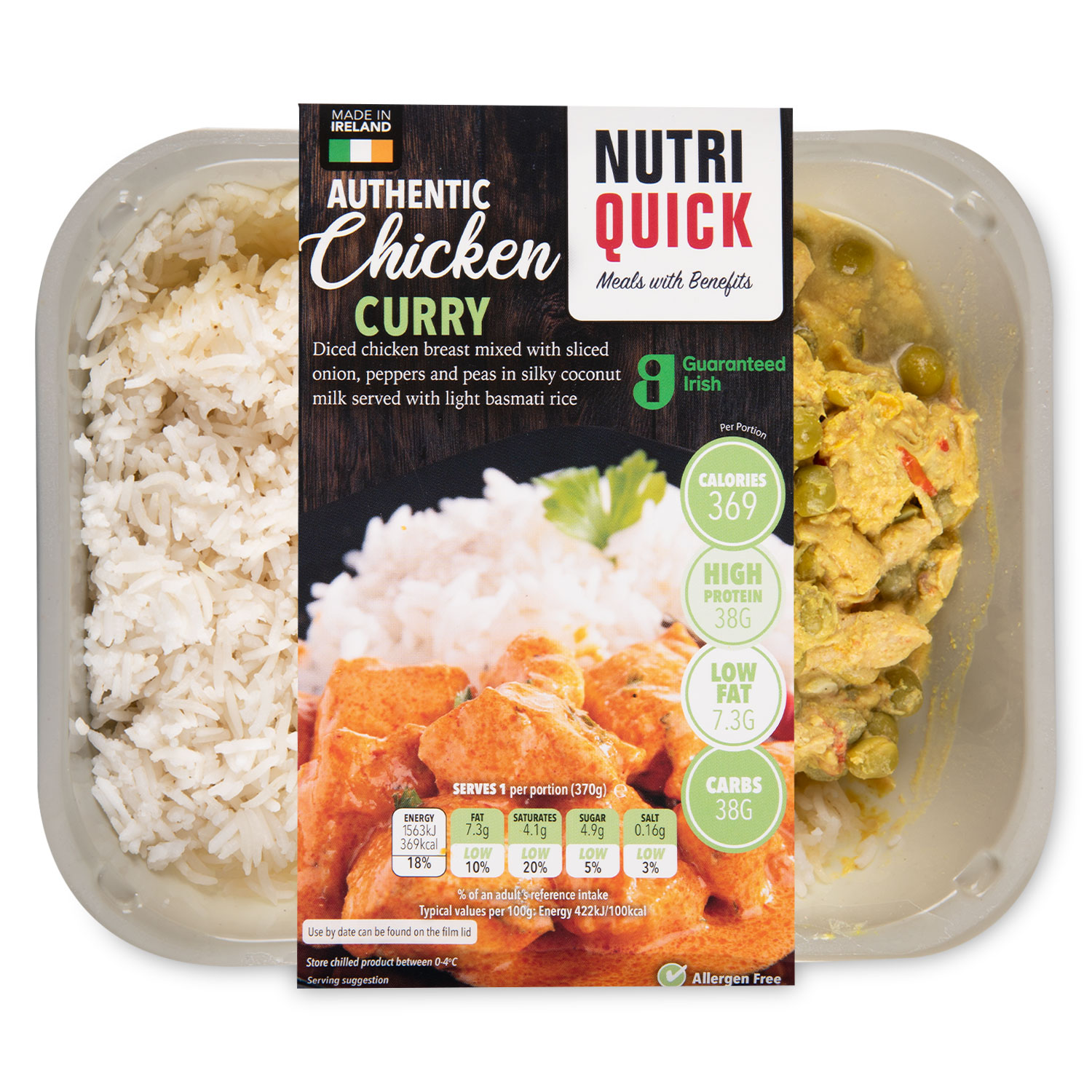 Authentic Chicken Curry 370g Nutriquick