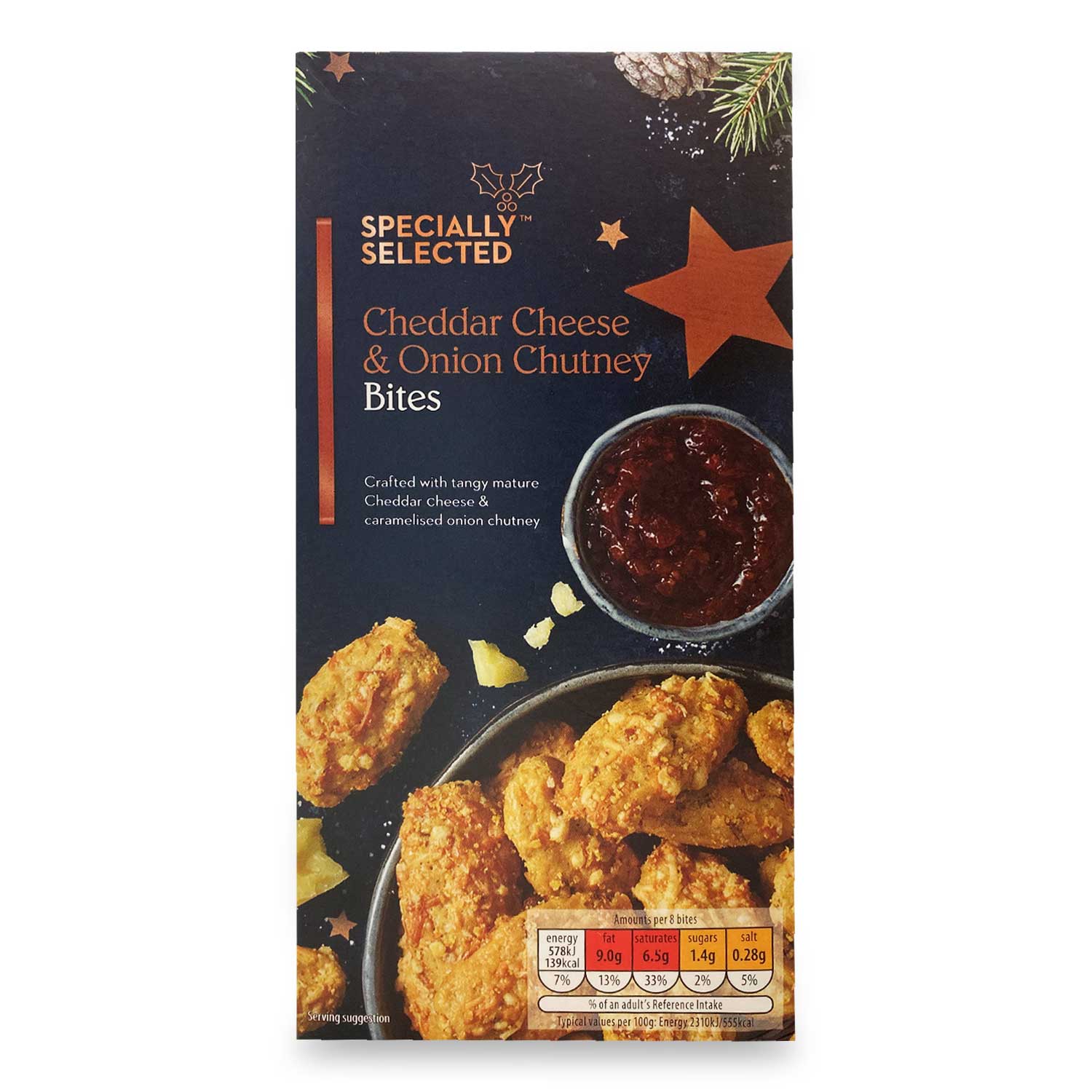 Cheddar Cheese & Onion Chutney Biscuit Bites 100g Specially Selected