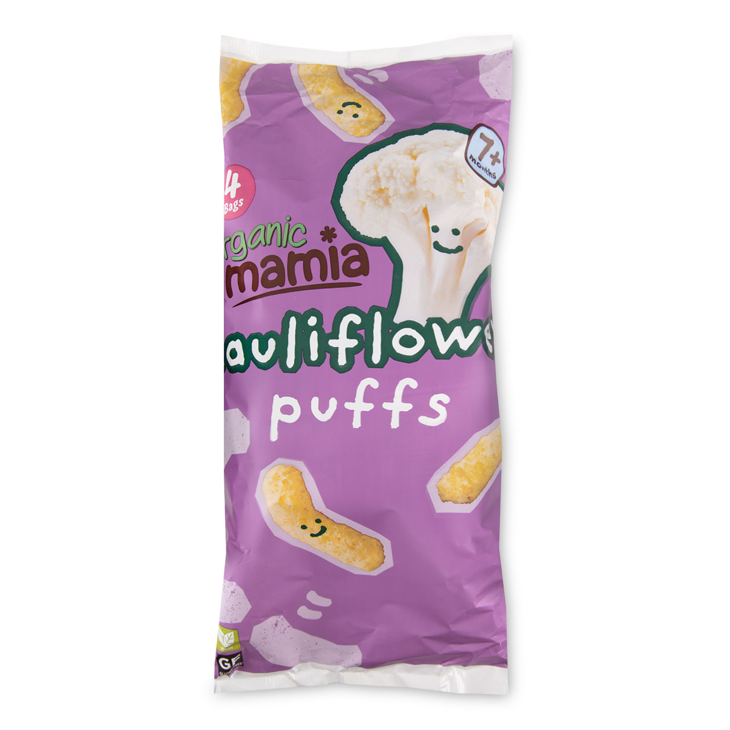 Organic Cauliflower Puffs 4x12g Mamia | ALDI.IE